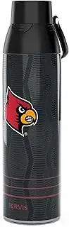 Tervis Venture Water Bottle Louisville Cardinals - Full Speed Triple Walled Insulated Tumbler Travel Cup Keeps Drinks Cold & Hot, 26oz, Stainless Steel