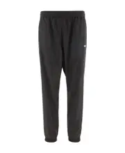 MSGM Logo Printed Elastic Waist Pants IT42 Black