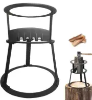 XL 10" Blade Heavy Duty High Carbon Steel Log Splitter Firewood Kindling Cutter