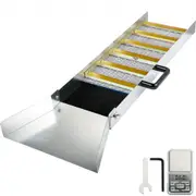 VEVOR Aluminum Alloy Sluice Box, Compact 36" Mini Sluice Boxes for Gold, Lightweight Gold Sluice Equipment, Portable Sluice Boxes with Miner\'s Moss,
