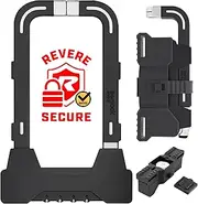 Revere USA Collapsible Folding U Lock - Heavy Duty Hardened Steel Secure Bike Lock with Easy Mounting.