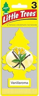 Little Trees Air Freshener, Vanillaroma (Pack of 3)