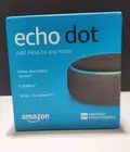 Amazon Echo Dot (3rd Generation) Smart Speaker w Alexa & Charger Charcoal New