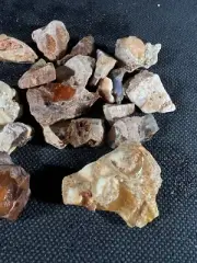 Mexican Fire Opal Rough 114 gr 20 in lot, A grade, lots of fire
