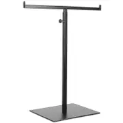 Metal Purse Display Holder Stainless Steel Handbag Display Stand Adjustable Bag Stand Black 63.50X30.00X15.00CM