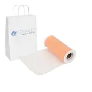 5 pcs Peach 6" x 25 Yd Tulle Fabric Roll Spool Wedding Bow Party Decoration fe