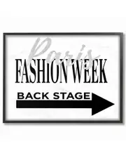 Stupell Paris Fashion Week Backstage by Amanda Greenwood Framed Art