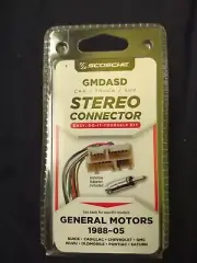 Scosche Stereo Connector GMDASD General Motors 1988-05