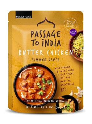 Butter Chicken Sauce - Authentic Indian Food Flavor - Simmer Sauce - Convenient