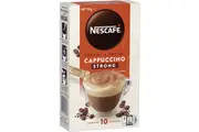 Nescafe Strong Cappuccino Coffee Sachets 10 Pack