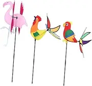 JOINPAYA 3pcs Cartoon Wind Spinners Pinwheels for Birthday Party Durable Garden Windmill Lawn Decor Outdoor Decorations for Design