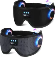 Sleep Headphones, White Noise Bluetooth Sleep Mask 3D Breathable Wireless Eye Ma