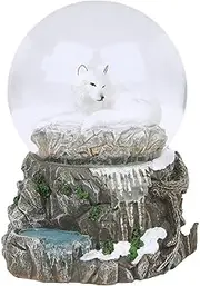 Nemesis Now Guardian of The North Snow Globe,Grey (LP) 14.5cm
