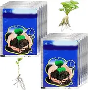 Rooting Powder for Plant Cuttings 10PCS 10g Soluble Rooting Hormone for Cuttings Naphthaleneacetic Acid Rooting Powder for Transplants & Tree Management-