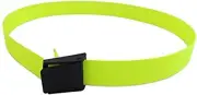 Scuba Diving Nylon Webbing Weight Belt with Plastic Buckle, 60" Long 2" Yellow