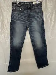 American Eagle NWT Jeans AirFlex+ Athletic Straight Dark Indigo 26X28