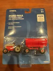 1/64 Ford NAA Tractor w/Flarebox Wagon, Ertl 13917