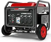 [Genpower] 6kW Peak 5kW Open Frame Inverter Generator, 3x15A, 15L Tank, Wheels, RCD, Portable, Backup