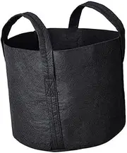 5PCS Felt Planting Bags Breathable Grow Containers for Gardening Durable Planter Pouches for Vegetables Succulents and Houseplants Black