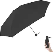 [Pumi-geous] Mini Travel Umbrella Rain Compact Umbrella UV Protection Lightweight Folding Portable small Umbrellas for purse car backpack for Girls Women