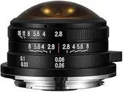 Venus Laowa 4mm f/2.8 Fisheye Manual Focus Lens for Canon EOS-M Mount Camera