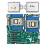SuperMicro H12DSI-N6 EATX Motherboard + 2x AMD EPYC Milan 7T83 CPU (OEM of 7763)