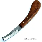 Hoof Knife Double-edged Wooden Handle NATRA German Quality horse riding