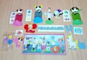 Complete set The Powerpuff Girls SE318 - SE325 +8 Bpz kinder Italy 2017/2018