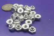 Cadmium Plated FlexLoc Hex Nut RH, 10-32 x 3/8" W x 1/4" H, 25 Pc
