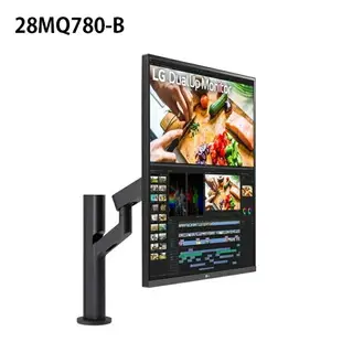 【最高現折268】LG 28MQ780-B 28吋Dual Up雙能機16:18 NanoIPS多工電腦螢幕 懸轉支架