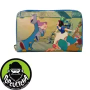 Snow White & the Seven Dwarfs (1937) - Scenes 4” Faux Leather Zip-Around Wallet