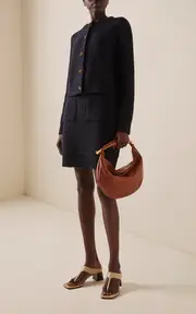 [Bottega Veneta] Boucle-Knit Wool-Blend Mini Skirt