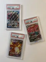 Pokémon PSA 10 VMAX Trio Charizard + Blastoise + Venusaur Bundle Set