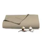 Pure 100% Cotton Flat Sheets Only Twin XL Simply Taupe (1 PC), Luxurious 400 ...