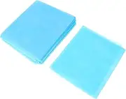 20pcs Sheets Disposable Bed Sheet Mattress Topper Double Bed Maternity Knickers Maternity Bed Mats Waterproof Mattress Protector Mattress Protector Double Bed Blue Non-woven Fabric