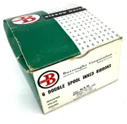 Burroughs RM 24 R 23 10 Key Adding Machine Ribbon 7/16" x 7 Yds Black & Red Lot6