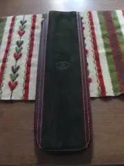 LA CORBATA LEATHER AND SUEDE TRAVEL TIE CASE