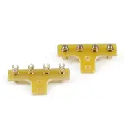 2pcs 4lug Tag Turret Terminal Strip Board Audio Guitar Tube Amplifier DIY Parts