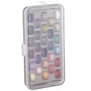 NEW Birch Bobbin Box With 28 Threads By Spotlight