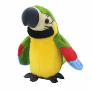 Talking Parrot Mimicry Pet Toy Plush Buddy - Interactive Parrot Toy for Kids,...