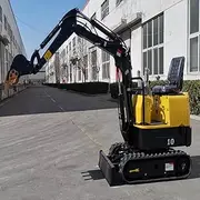 Heavy-Duty Mini Excavator with Backhoe Arm – Crawler Digger for Construction, Drainage & Farm Use – Compact Machine
