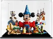 Acrylic Display Case for Lego 21352 Ideas Magic of Disney Figure Storage Box Dust Proof Glue Free