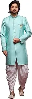 [Lady Dwiza] Men's Indian Ethnic Royal Designer Wedding Wear Groomsmen Indo-Western Sherwani