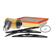 Sakura Front + Rear Wiper Blades & Filter Service Kit for Ssangyong Actyon Q150