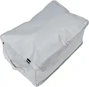 NOLITOY Storage Bag with Window Design Capacity Blanket Quilt Organizer Multipurpose Storage Case for Clothes Easy to Move with Handles Space Saving