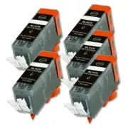 5 Pack Black Ink Cartridge + LED Chip for PGI-225BK MG5220 MG5320 MX882 MX892