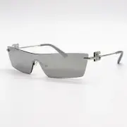 NEW DOLCE&GABBANA DG2292 05/6G SHIELD SILVER GREY D&G SUNGLASSES DG 2292 056G