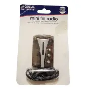 e Circuit Electronics Mini FM Radio Radio Earphones Belt Clip NIP Scan Reset