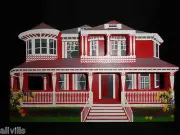 HEFFRON HOUSE GALVESTON TEXAS SHELIA'S VST03 VICTORIAN SPRINGTIME Made in SC