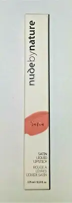 Nude by Nature Satin Liquid Lipstick 01 SAND AUTHENTIC NEW IN BOX